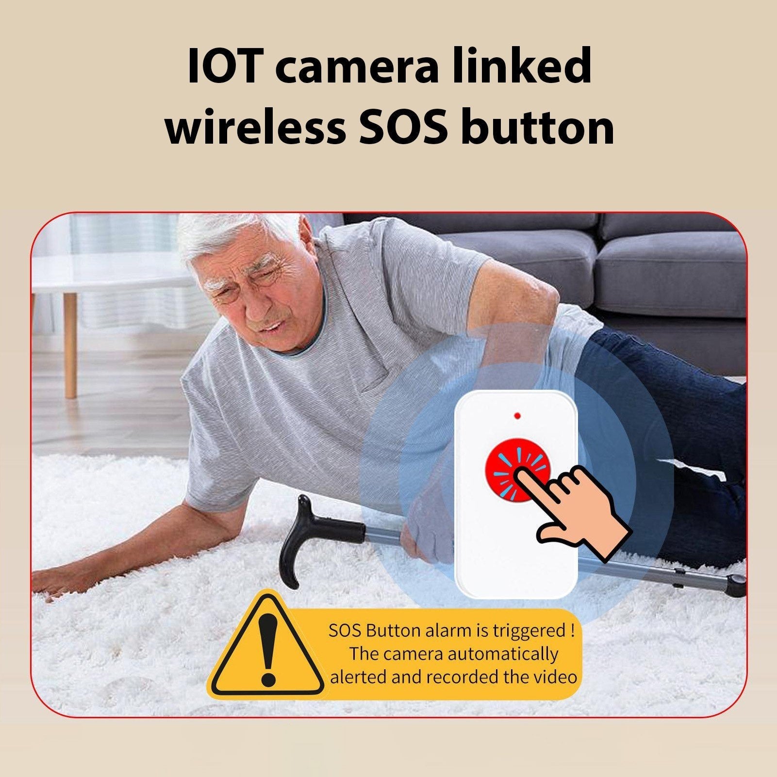 3MP Smart Innen-WiFi-Sicherheitskamera mit Nachtsicht, 2-Wege-Audio, Fernbedienung und Bewegungserkennung für die Überwachung von Zuhause und Haustieren
