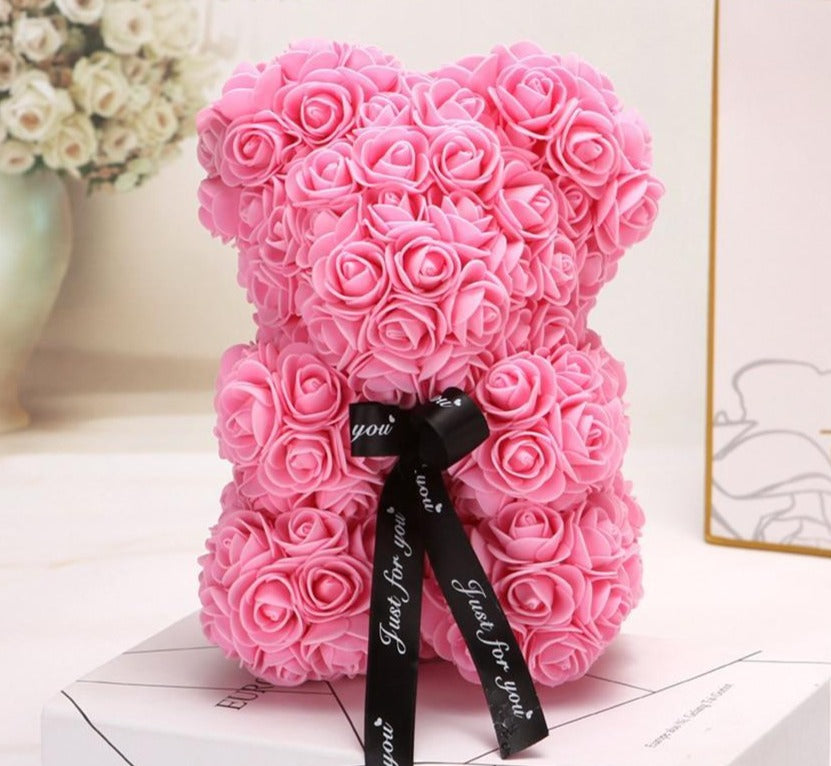 Rose Bear Uk | Handgemachter Luxus Blumenrose Liebe Teddybär