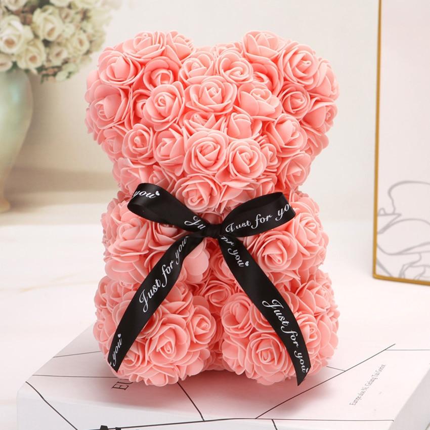 Rose Bear Uk | Handgemachter Luxus Blumenrose Liebe Teddybär