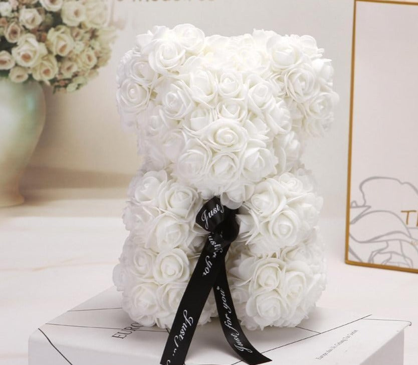 Rose Bear Uk | Handgemachter Luxus Blumenrose Liebe Teddybär