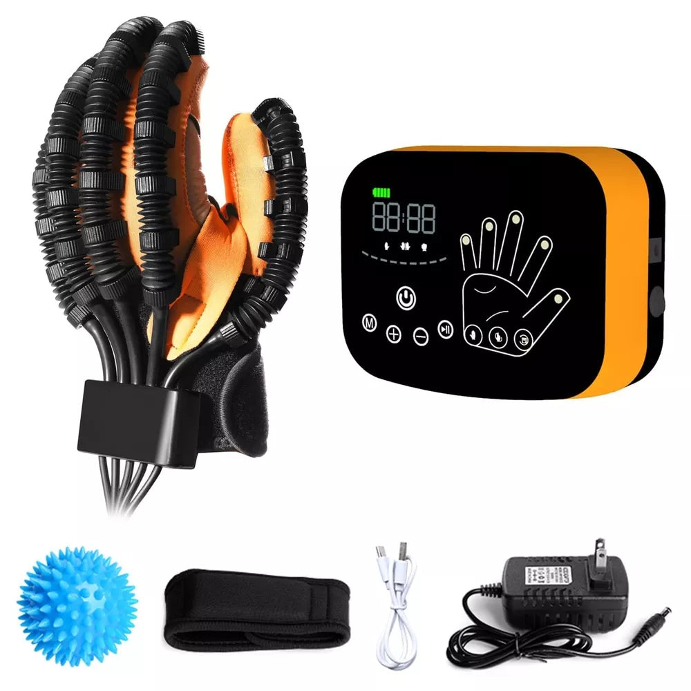 Tragbare Rehabilitationsrobot-Handschuhe Schlaganfall Hemiplegie Zerebraler Infarkt Trainingsgerät Fingertrainer Handfunktionswiederherstellung