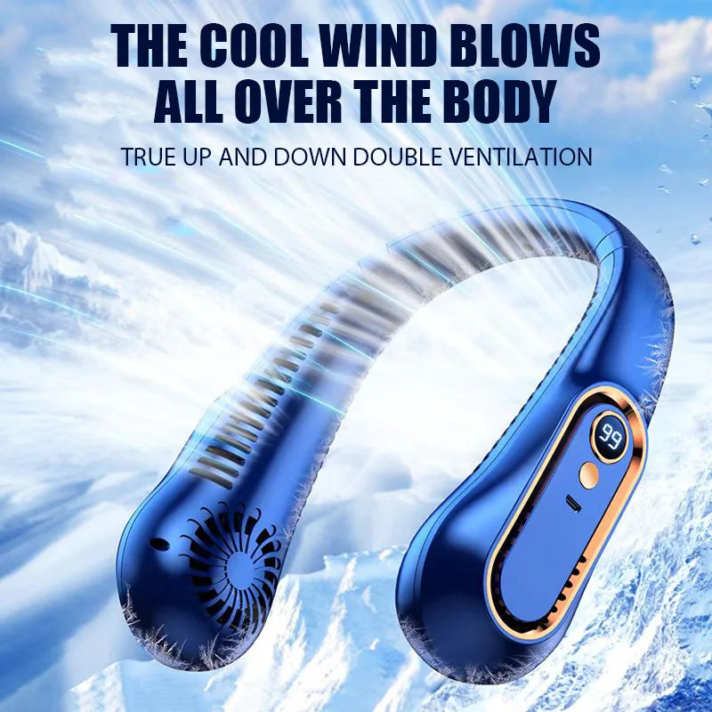 AirNeck | Wiederaufladbarer tragbarer Nackenventilator