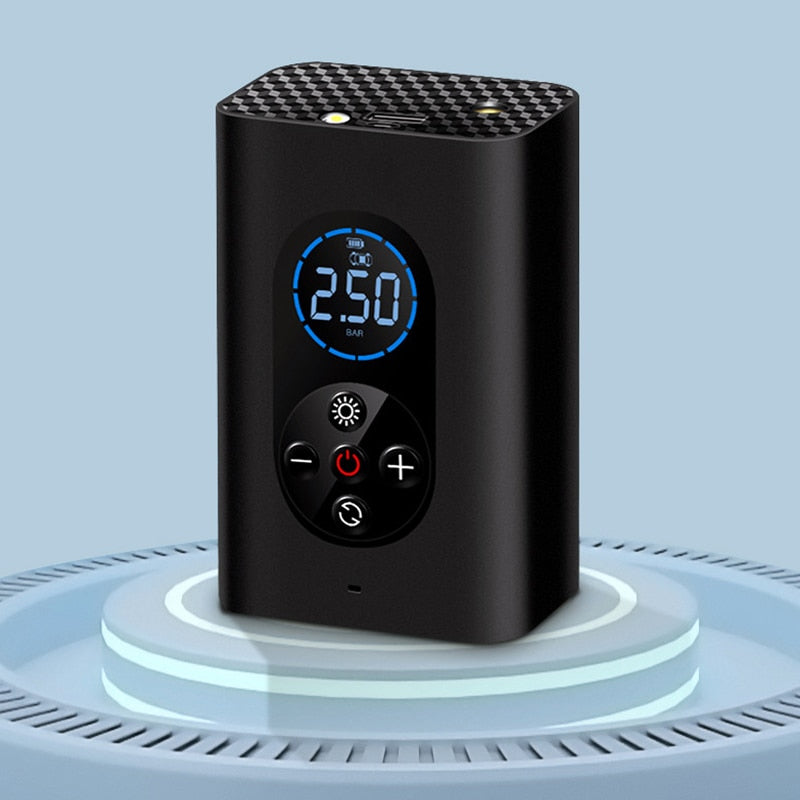 QuickAir: Tragbarer Elektrischer Reifenaufbläser