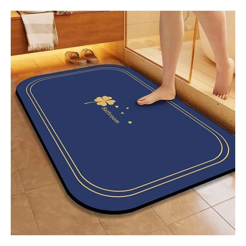 Rutschfeste Saugfähige Badematte mit festem Muster