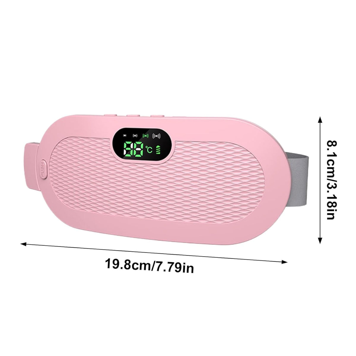 Wärmepflaster gegen Menstruationsschmerzen – Wiederaufladbar, Kabellos & Tragbar – Verstellbare Wärme bei Regelschmerzen