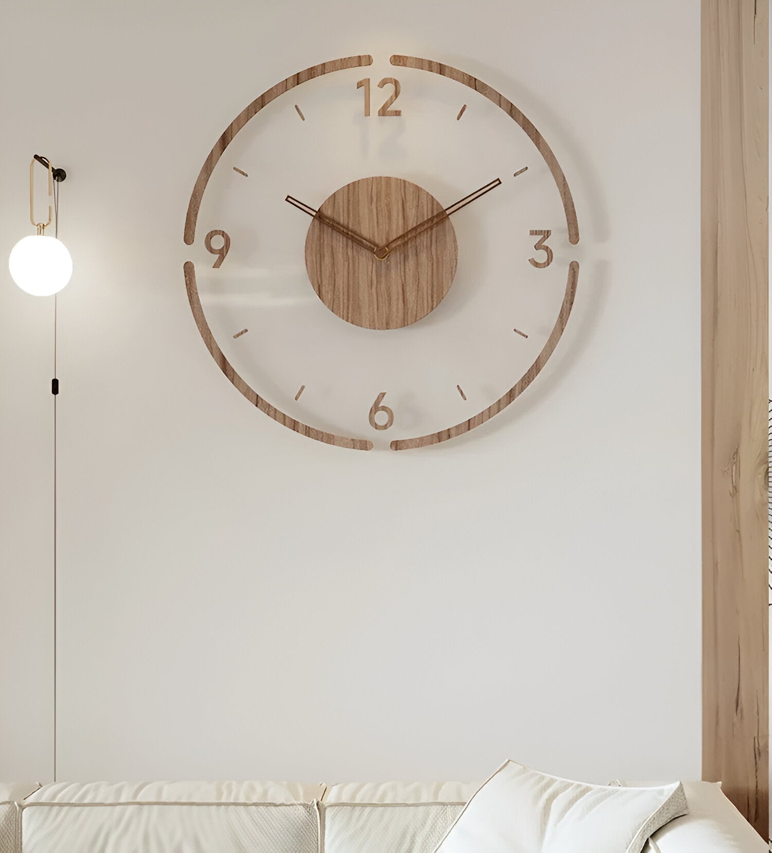 Elegante Wanduhr Modern