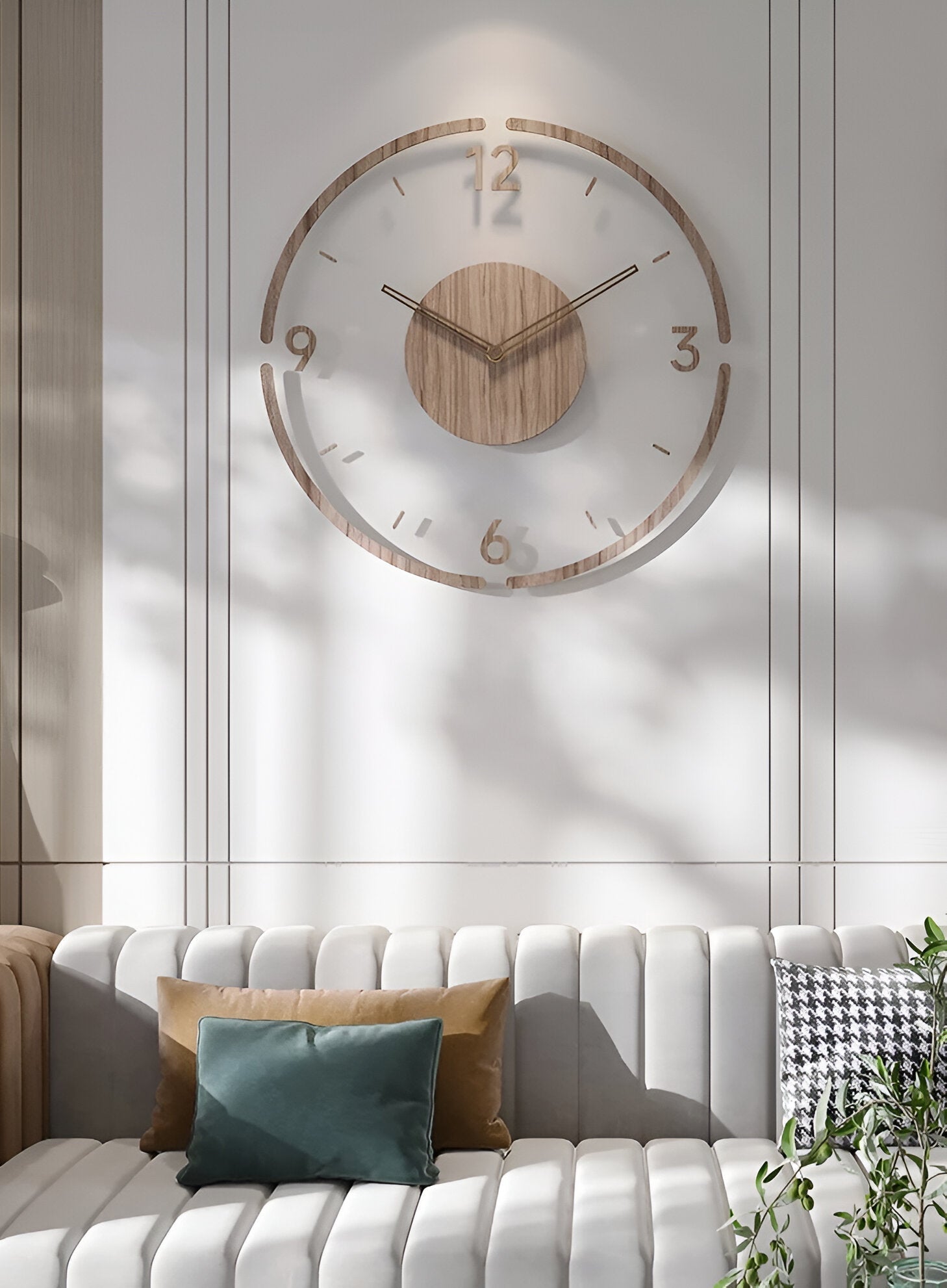 Elegante Wanduhr Modern
