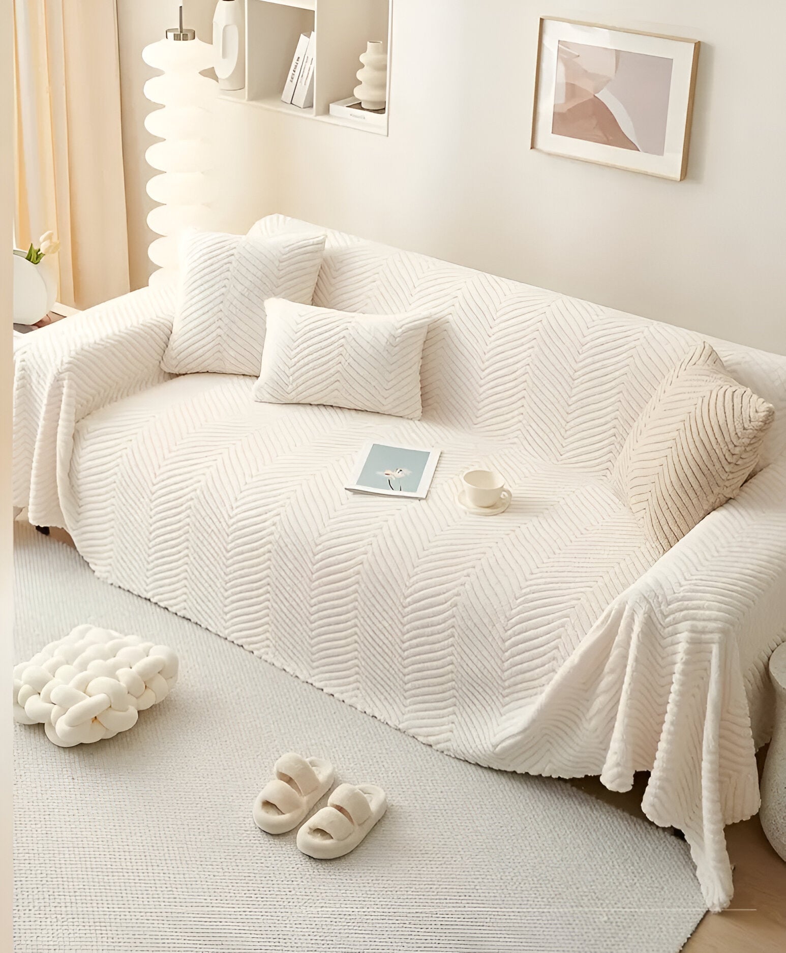 LuxuraWrap | Rutschfester Sofabezug für Haustiere