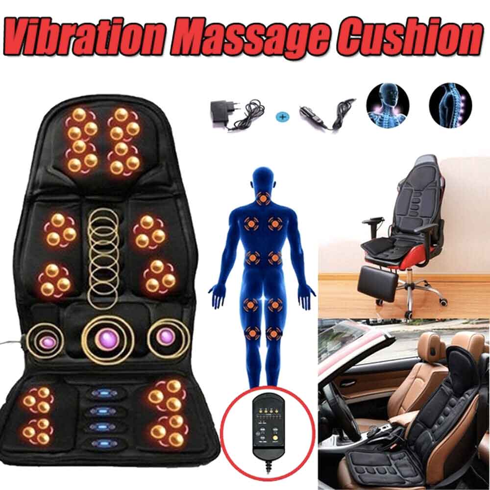 Shiatsu-Massageauflage Rücken & Nacken mit Wärme – Ergonomisch, tragbar, individuell einstellbar