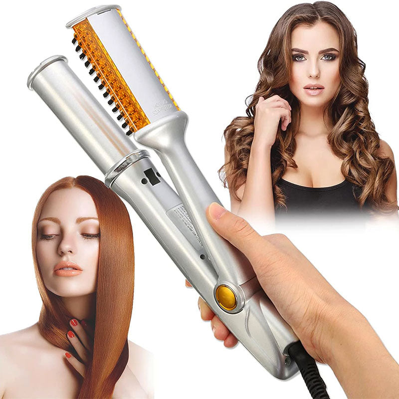 Professionelle 2 in 1 Rotierende Eisenhaarbürste