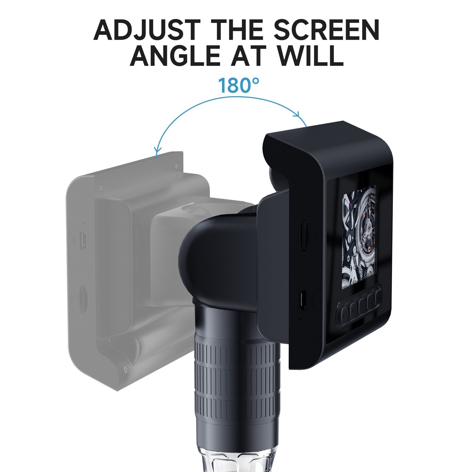 1080P 1000X Digitale Mikroskop Kamera mit 2,4 Zoll LCD Display