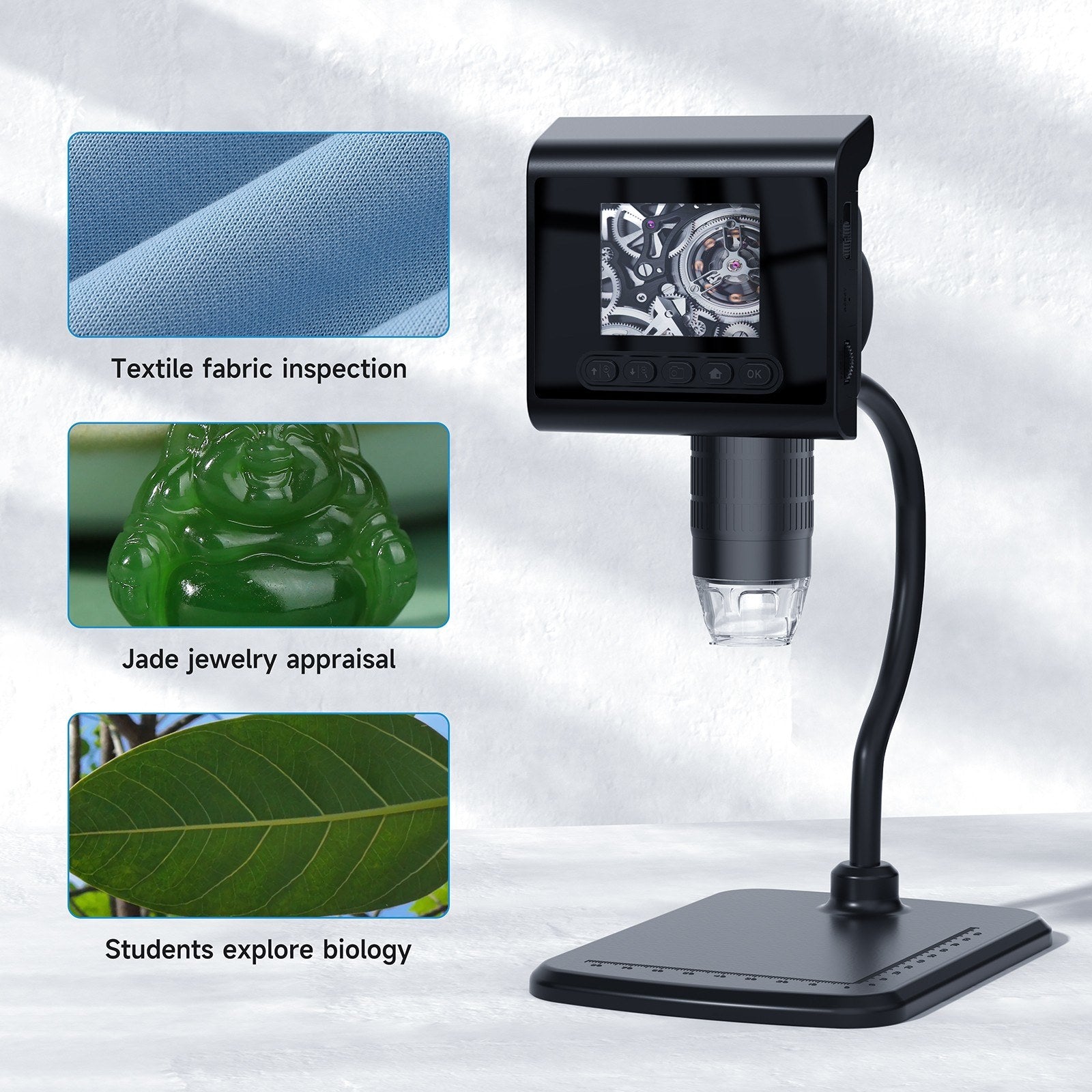 1080P 1000X Digitale Mikroskop Kamera mit 2,4 Zoll LCD Display