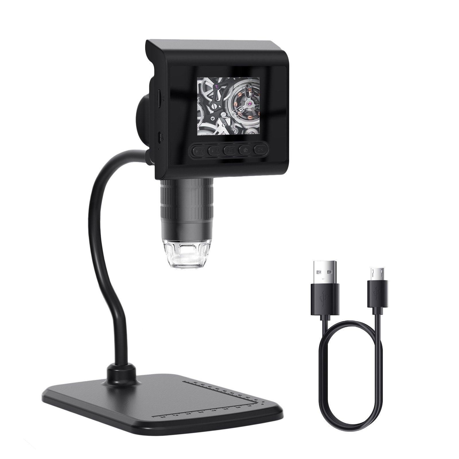 1080P 1000X Digitale Mikroskop Kamera mit 2,4 Zoll LCD Display