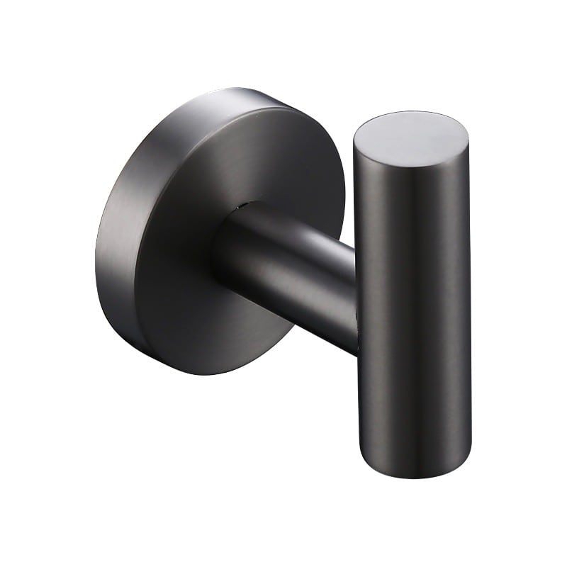 KOL Wandhaken Schwarz | Minimalistischer Garderobenhaken