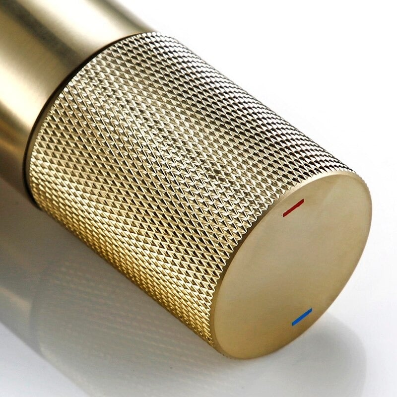 KOMVOS Gekartelte Einhebelmischbatterie | Küchenarmatur