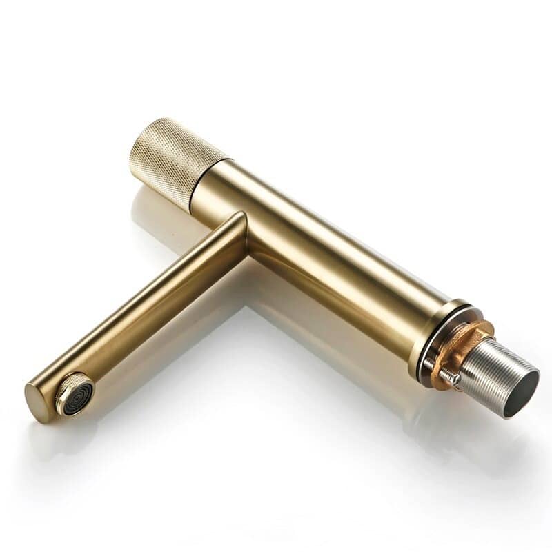 KOMVOS Gekartelte Einhebelmischbatterie | Küchenarmatur