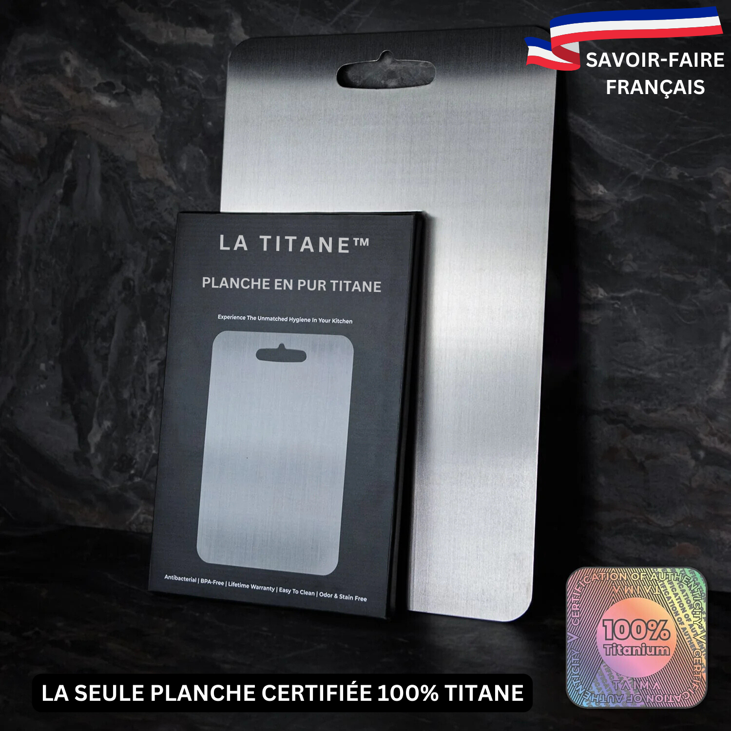 La Titane™ - Platten Design Unzerbrechlich Antibakteriell 100% Titan