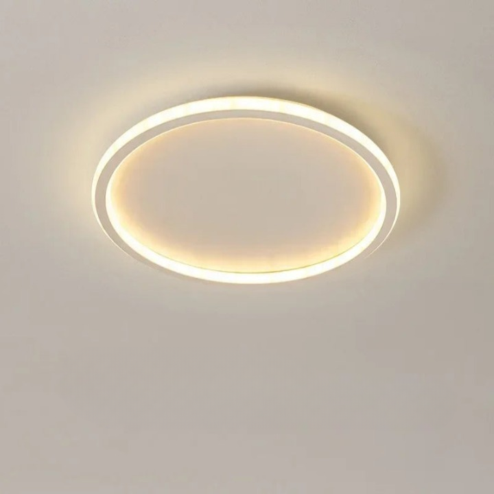 Runde LED-Deckenleuchte im skandinavischen Design