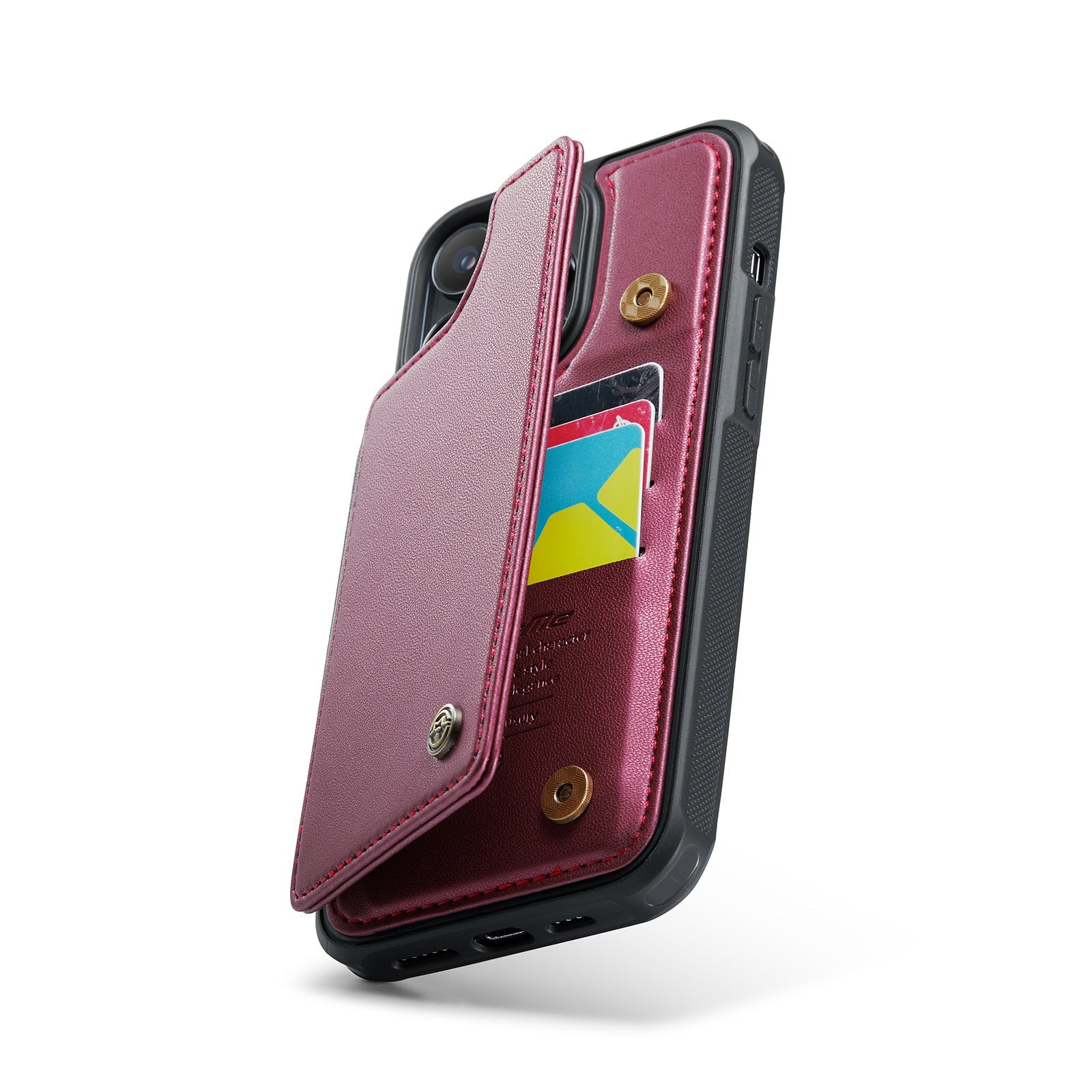 Luxus Leder Brieftasche Karte Telefon Fall Mit Geldbörse Flip Stand Für iPhone