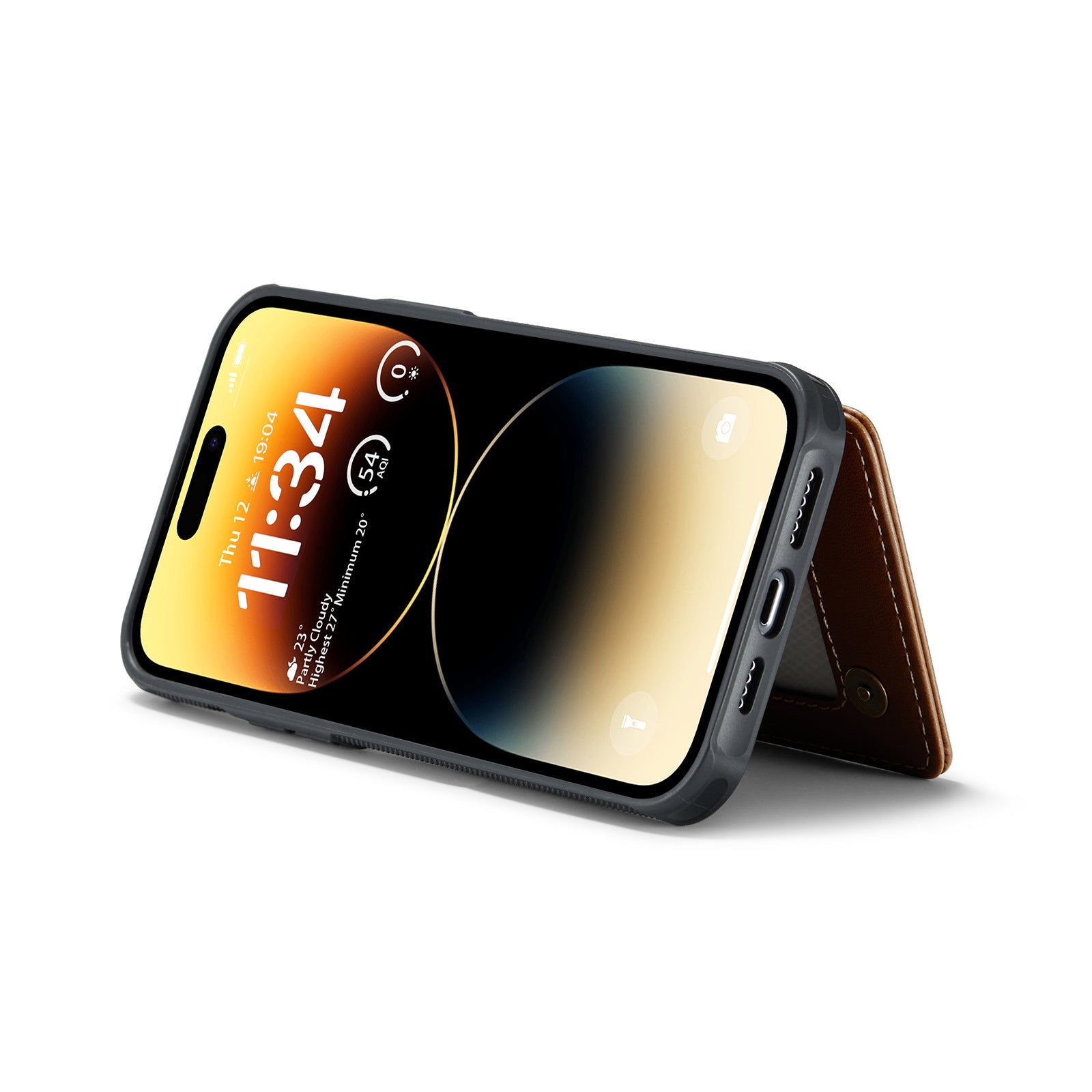 Luxus Leder Brieftasche Karte Telefon Fall Mit Geldbörse Flip Stand Für iPhone