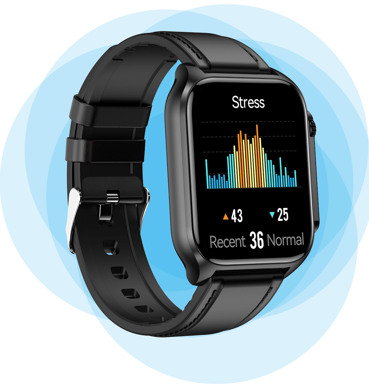 Vitality Smart Watch - Gesundheits- und Fitnesstracker All-In-One Überwachung wasserdicht