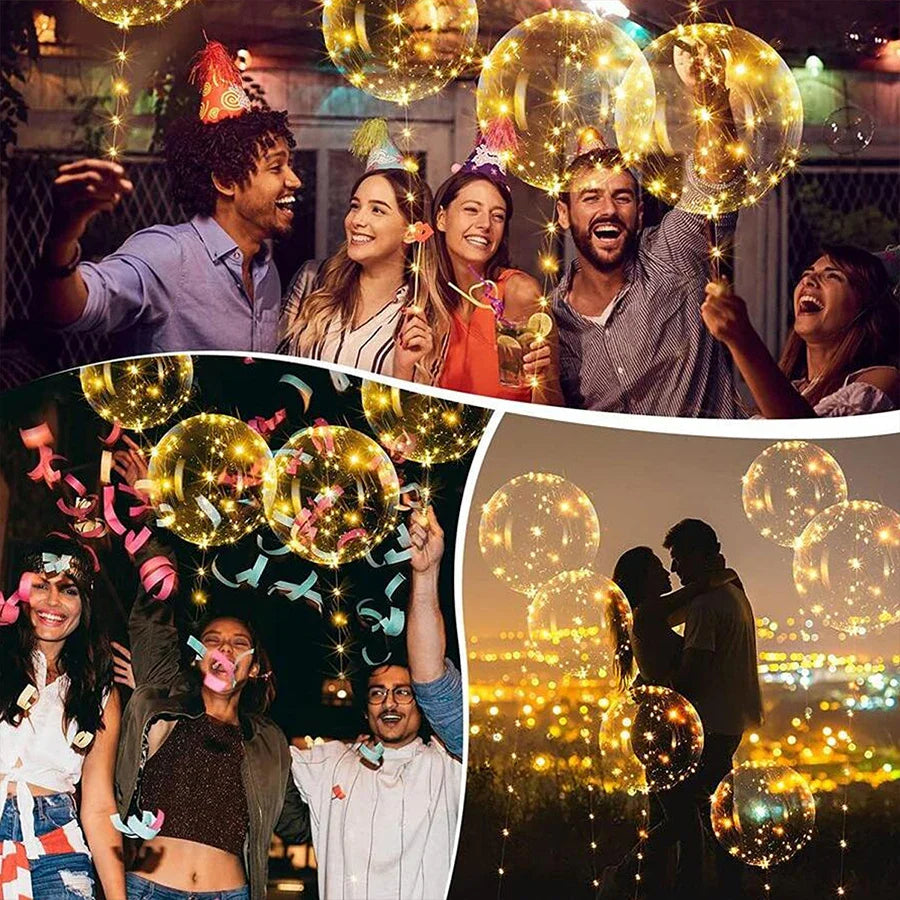 Leuchtende Luftballons | Hochzeits- und Partydekoration