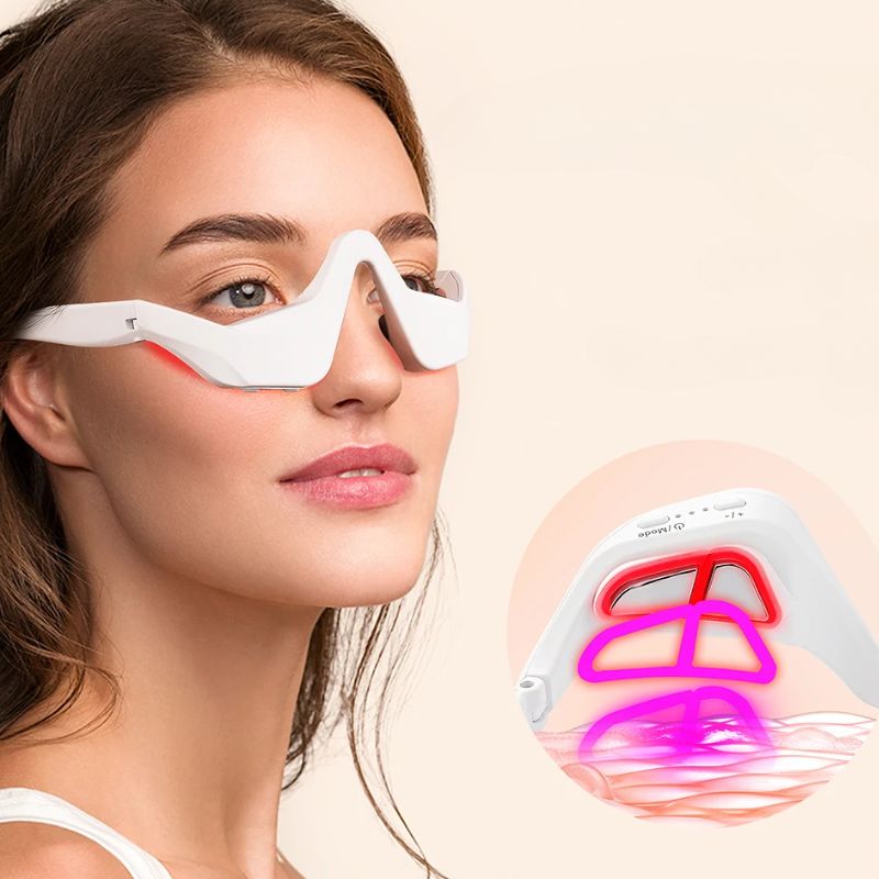 LED- und Mikrostrom-Lumino-Brillen – Augenringe und Falten bekämpfend, tragbar und einfach zu bedienen
