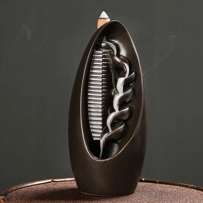 Luxus Keramisches Wasserfall Räuchergefäß | Aromatherapie