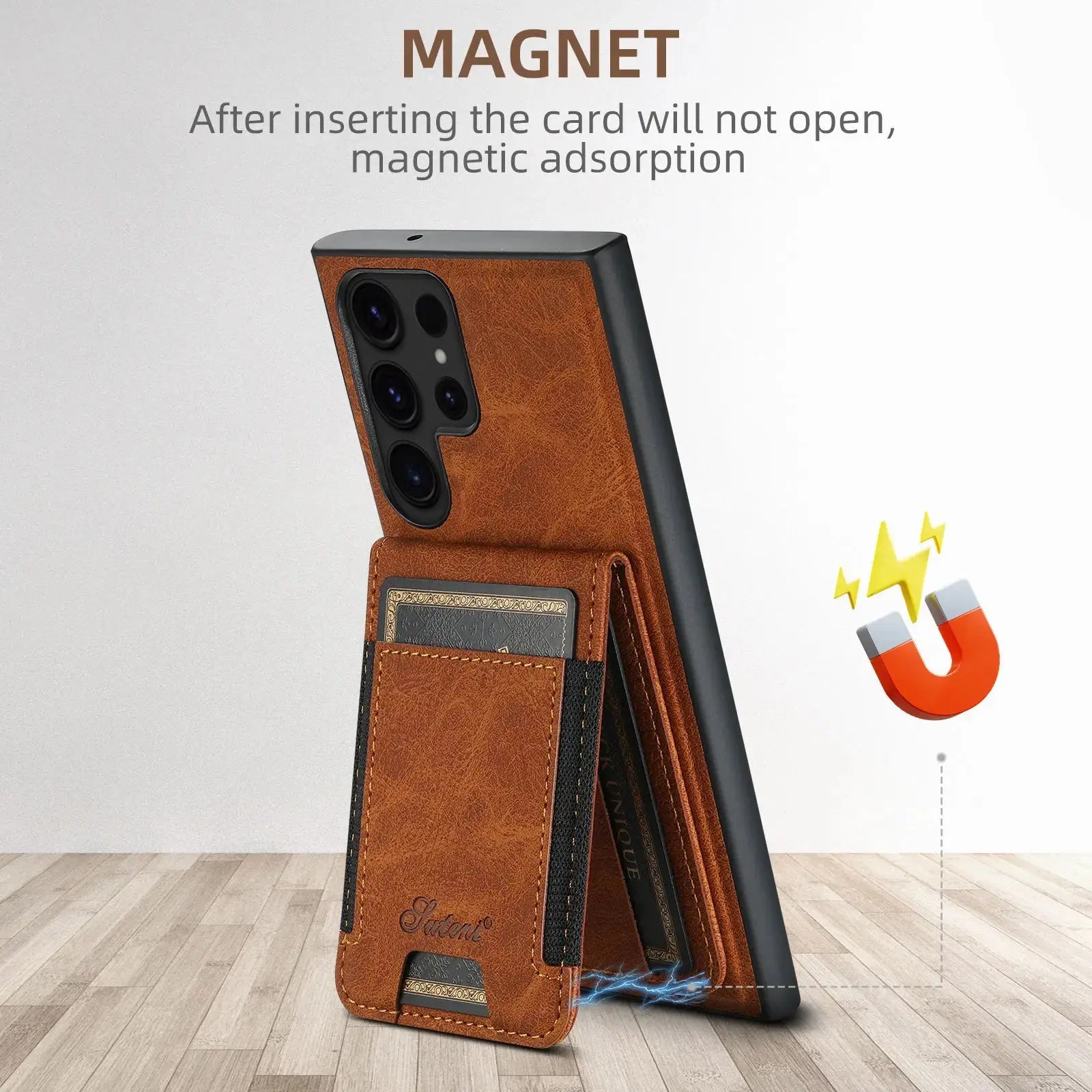 LuxeLeather CardCrafter-Serie für Samsung Galaxy