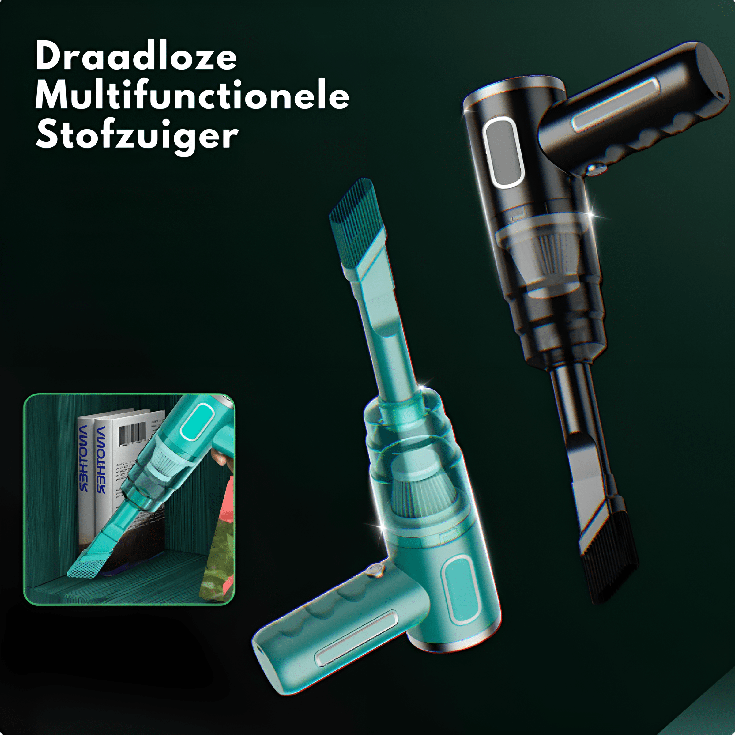 PowerCleaner – Kabelloser Auto-Staubsauger