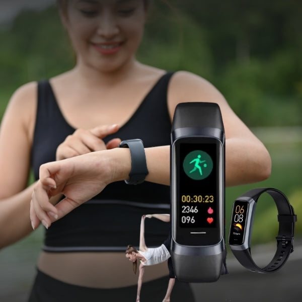 Damen Smartwatch Pro 8 - Kompakter Fitness Tracker mit Schrittzähler & Herzfrequenzmesser