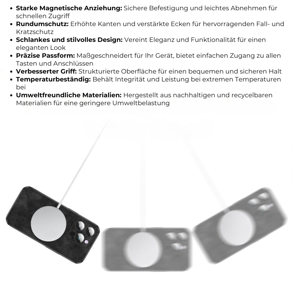 Zelara – Luxuriöse Leder-iPhone-Hülle mit Stilvollem Design und Stoßfestem Schutz