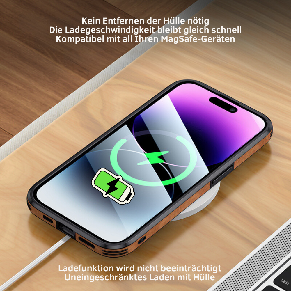 Zelara – Luxuriöse Leder-iPhone-Hülle mit Stilvollem Design und Stoßfestem Schutz