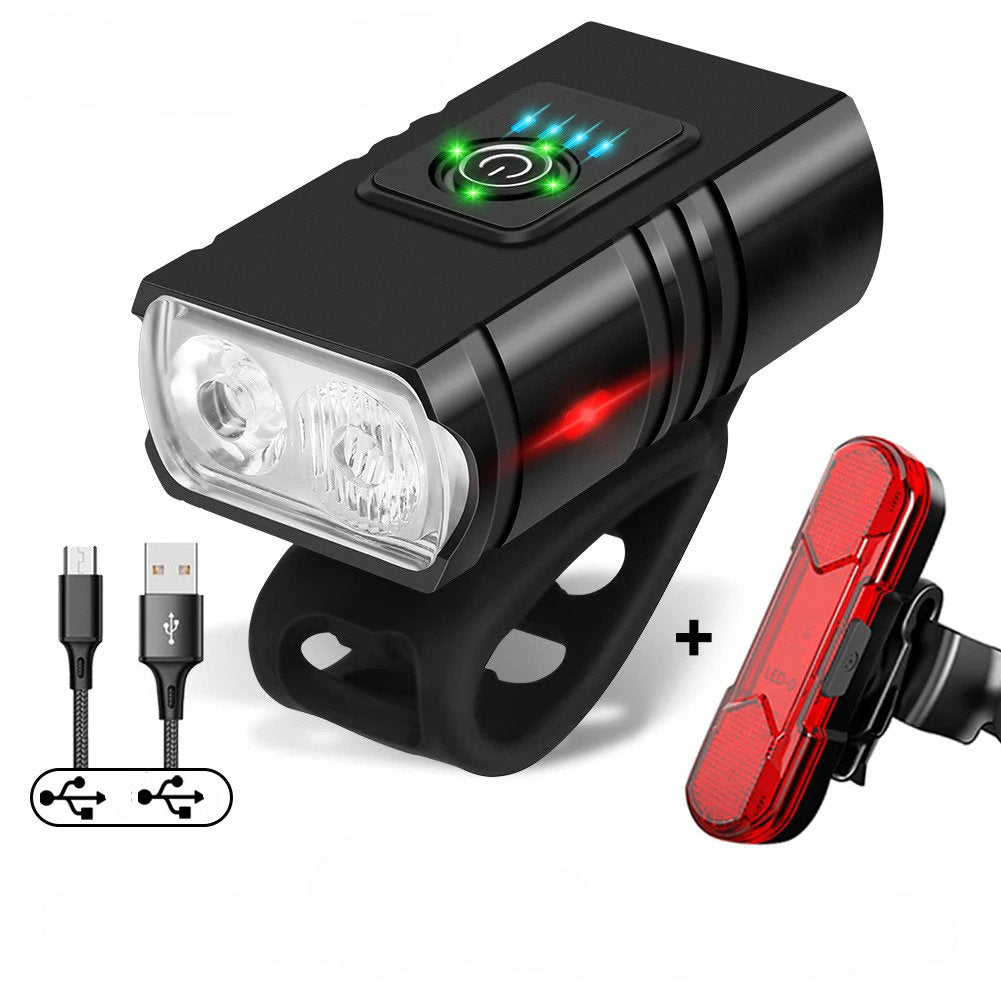 Fahrrad-Scheinwerfer und Rücklichter