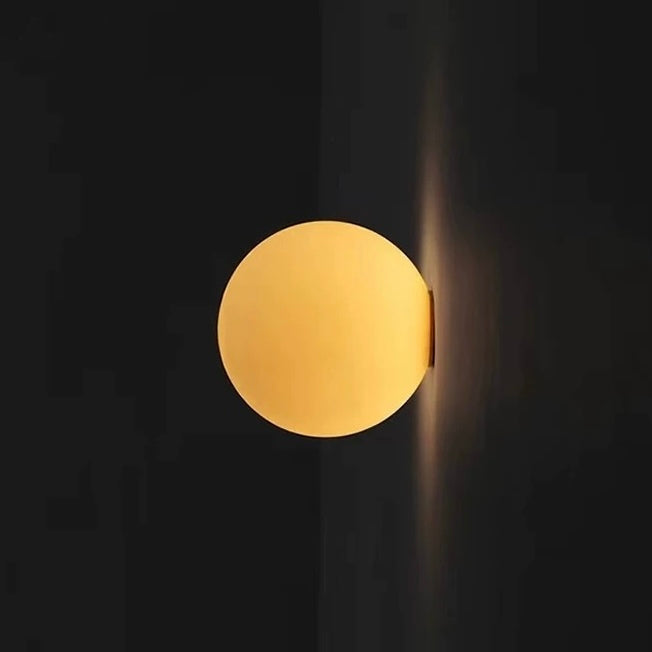Mattglas-Wandlampe | Moderne LED Wandleuchte Innen