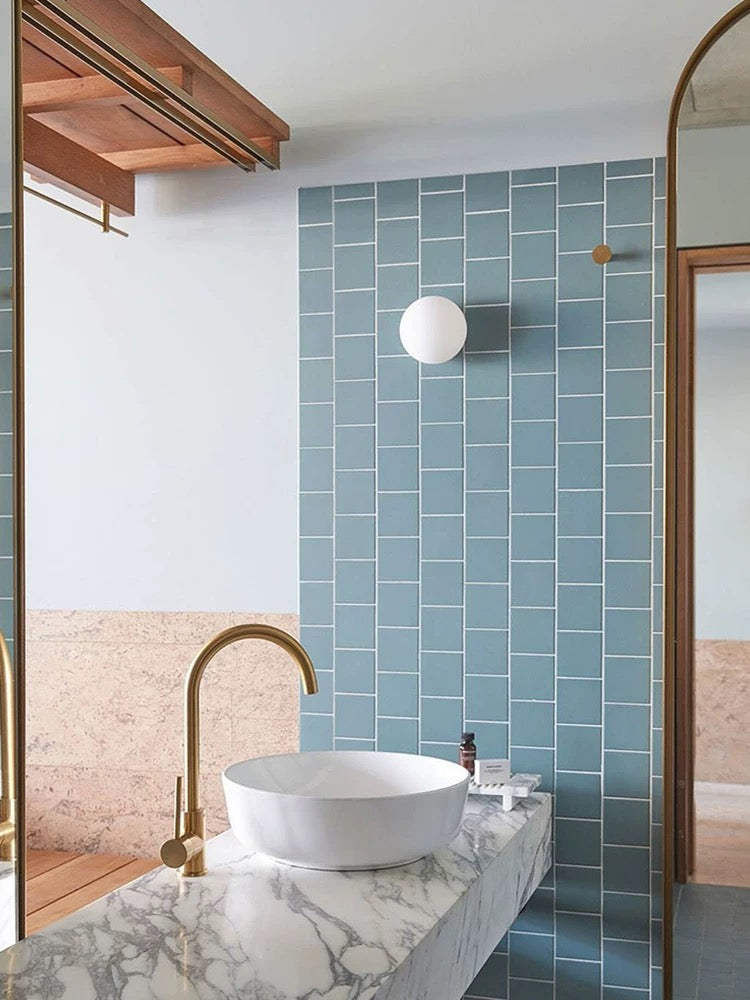 Mattglas-Wandlampe | Moderne LED Wandleuchte Innen