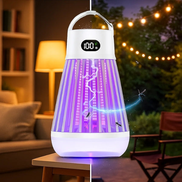 Tragbarer Insektenvernichter mit UV-Licht – Chemiefrei, Leise & USB-Akku für Terrasse & Camping