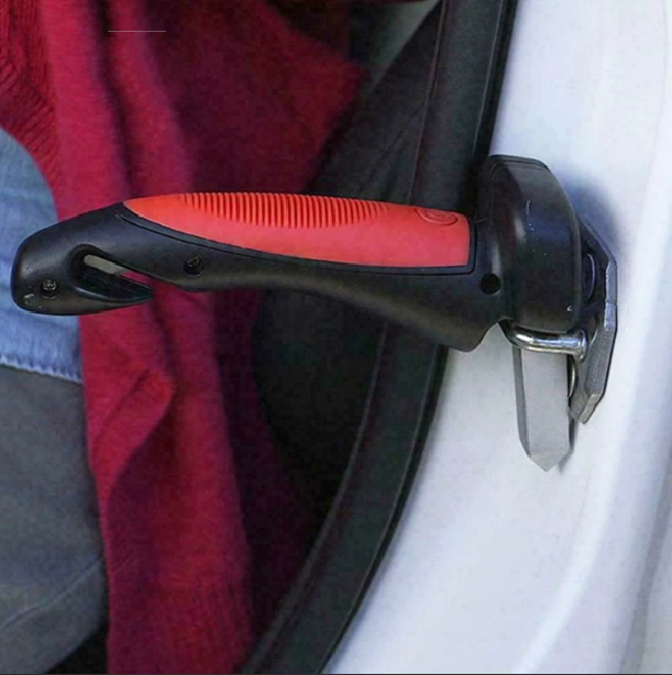 Carl - 5 in 1 Multifunktionales Auto-Gadget | Fensterbrecher | Gurtschneider