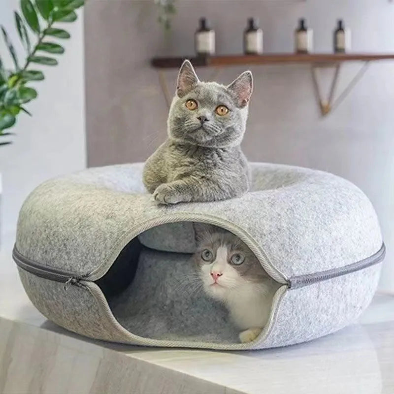 CosyPaw | 2-in-1 Donut Katzenbett
