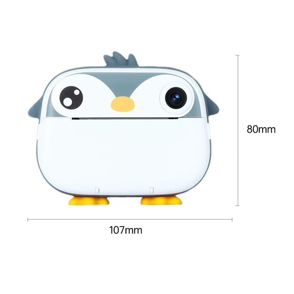 Sofort Kinderkamera mit Thermodrucker, 2.4 Dualscreen, Timer, 1080P Video, tintenloser Druck + 3 Papierrollen