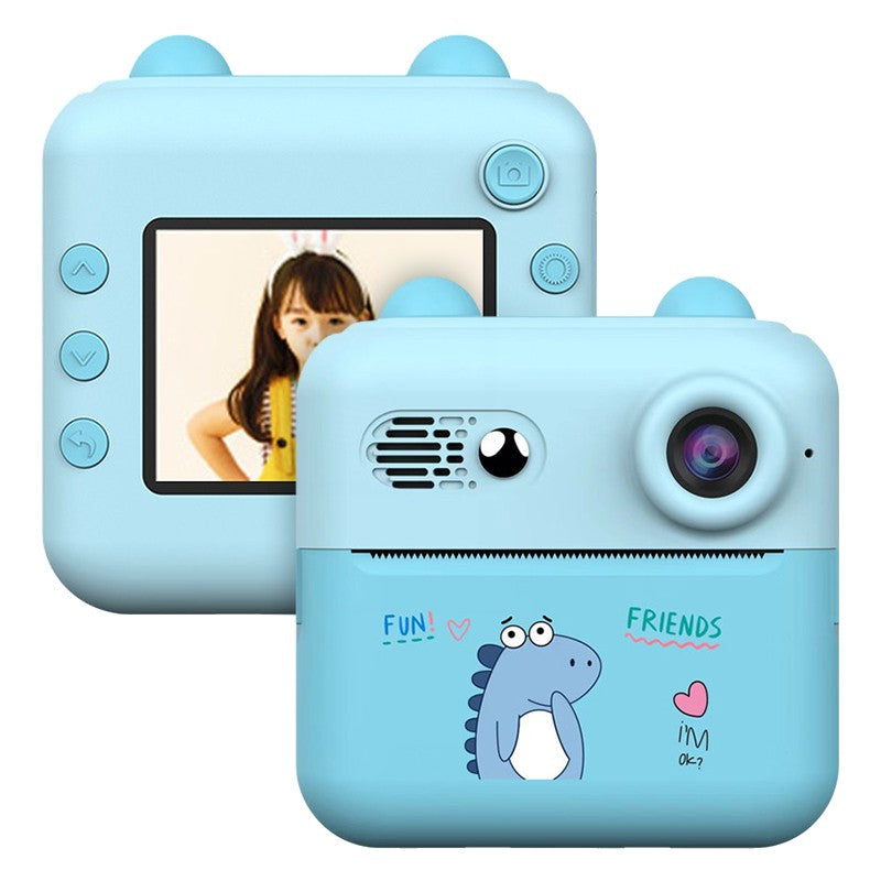 Tragbare 1080P Sofortdruckkamera für Kinder mit 1200W Objektiv, 2.4 Bildschirm und 1 Druckpapierrolle