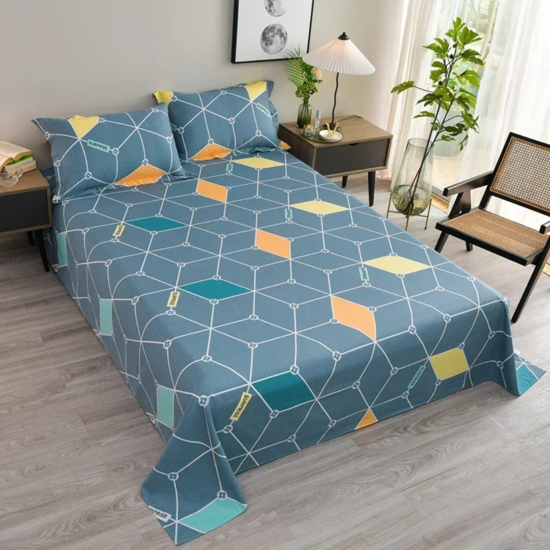 Olira Bettüberzug | Luxuriöser Baumwollbettbezug für Komfort