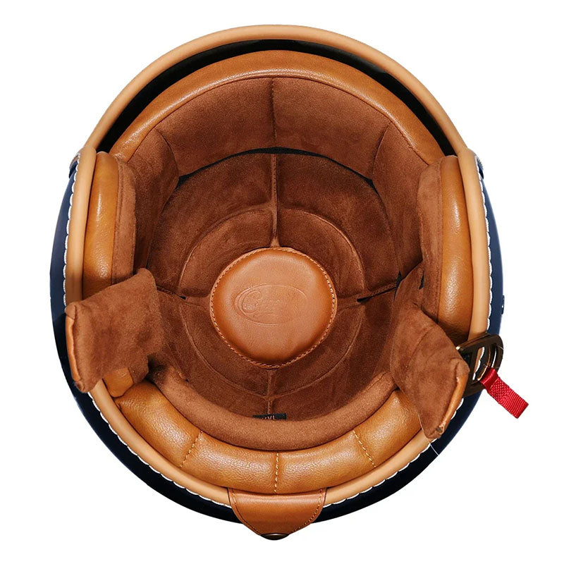 Klassischer Retro-Motorradhelm für Herren und Damen