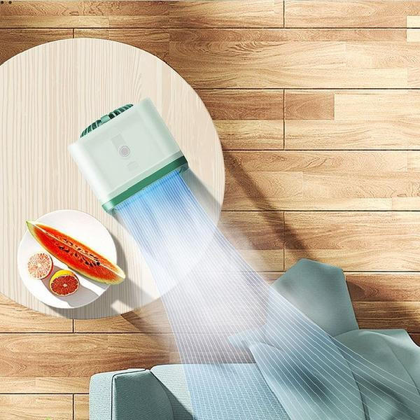 Tragbarer Mini-Luftkühler 500 ml – Leise, Wiederaufladbar, 3 Stufen, Luftbefeuchter & Luftreiniger