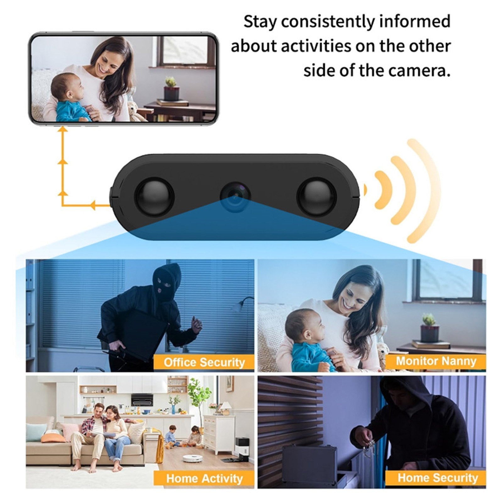 XD-1 4K Mini IP Kamera - WiFi Nachtsicht Sicherheitskamera