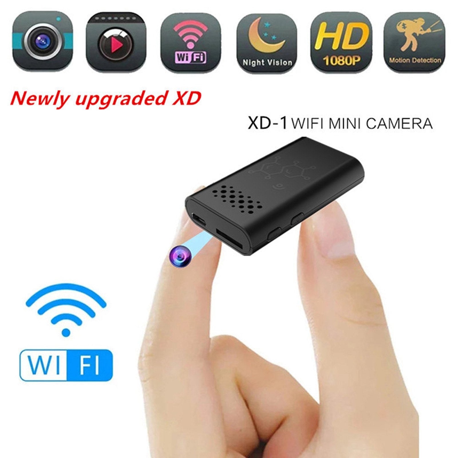 XD-1 4K Mini IP Kamera - WiFi Nachtsicht Sicherheitskamera