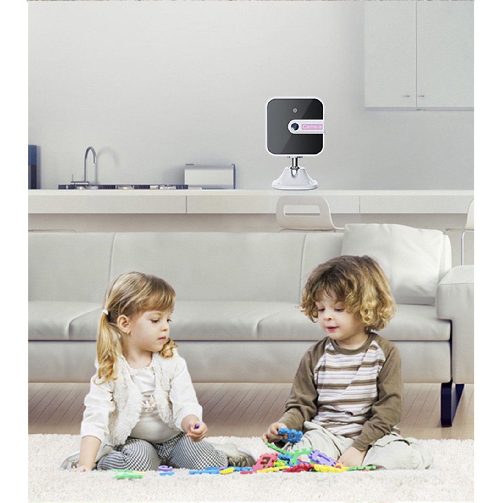 Mini Smart Home Sicherheitskamera A13 - 1080P HD Kabellos, Fernsteuerung, Menschenerkennung