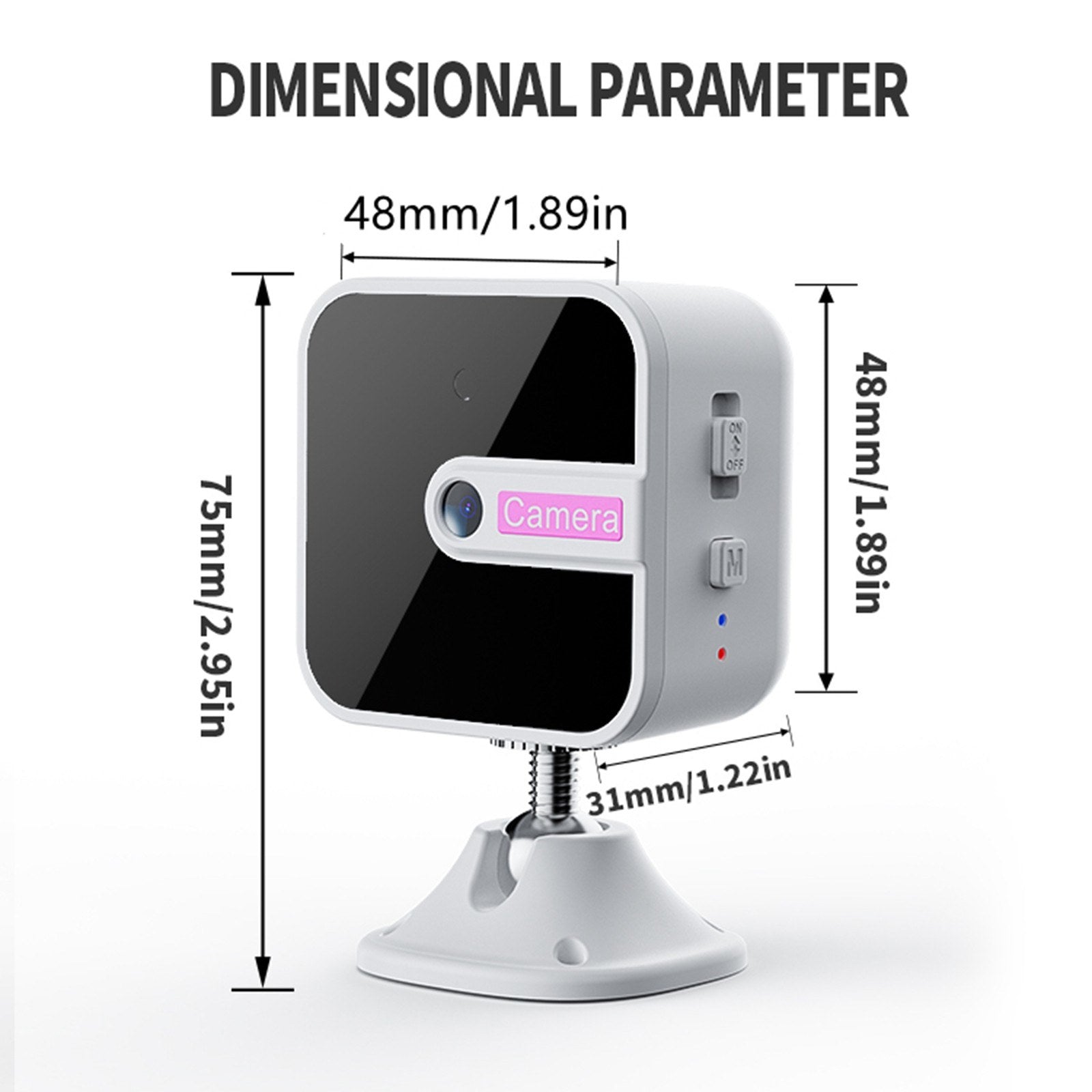 Mini Smart Home Sicherheitskamera A13 - 1080P HD Kabellos, Fernsteuerung, Menschenerkennung
