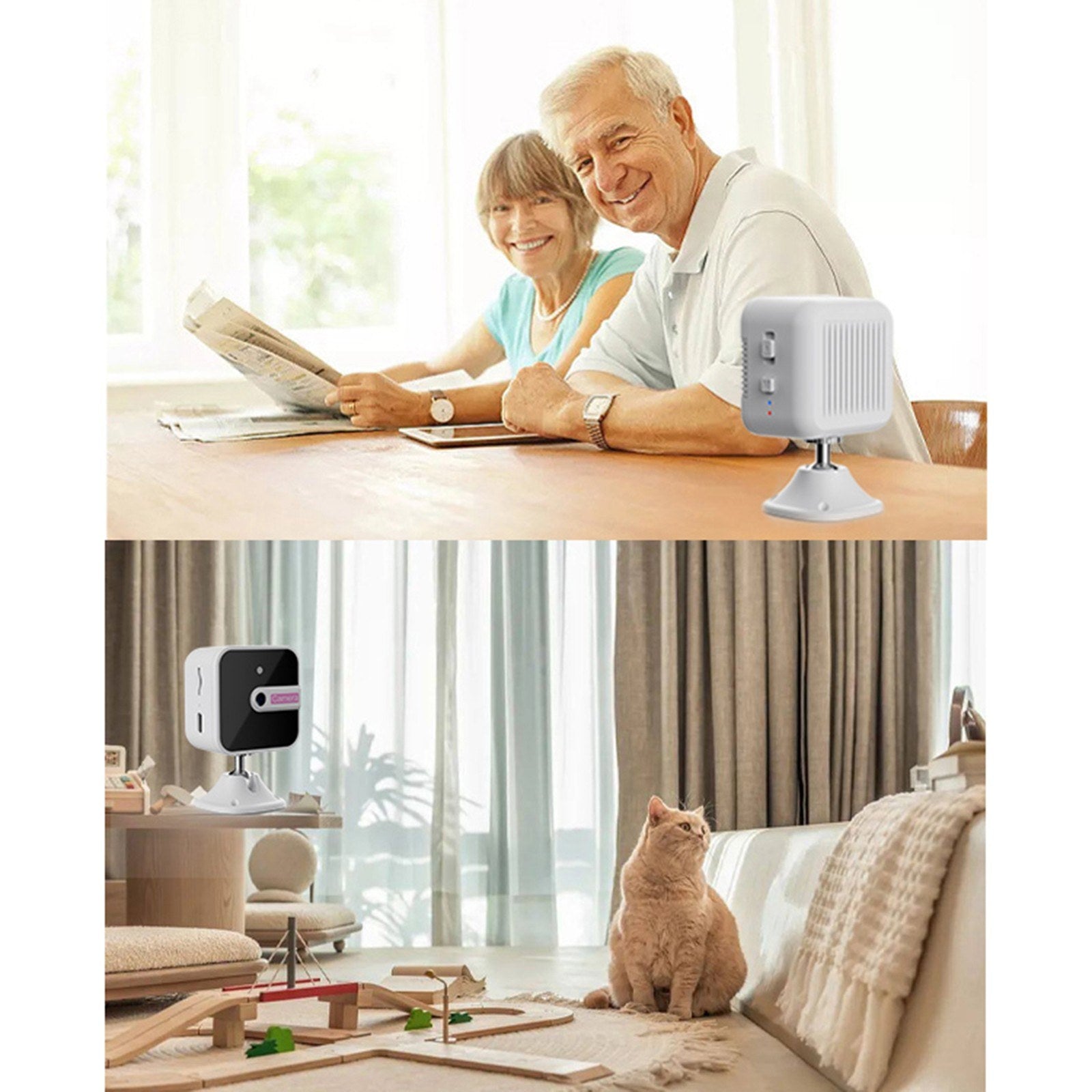Mini Smart Home Sicherheitskamera A13 - 1080P HD Kabellos, Fernsteuerung, Menschenerkennung