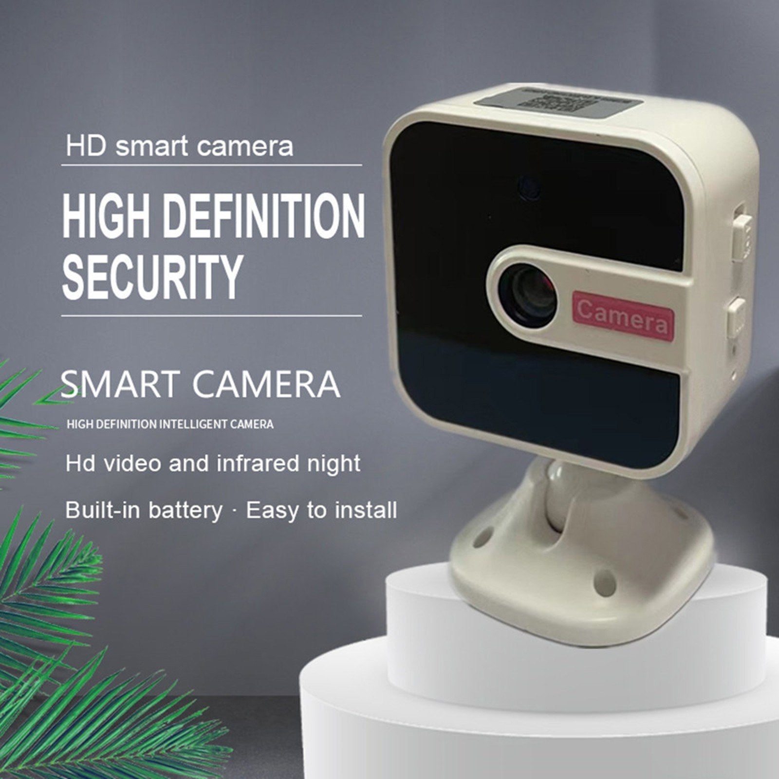 Mini Smart Home Sicherheitskamera A13 - 1080P HD Kabellos, Fernsteuerung, Menschenerkennung